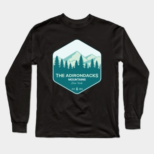 The Adirondacks Mountains Long Sleeve T-Shirt